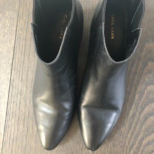 Cole Haan Marinne Black Leather Boots